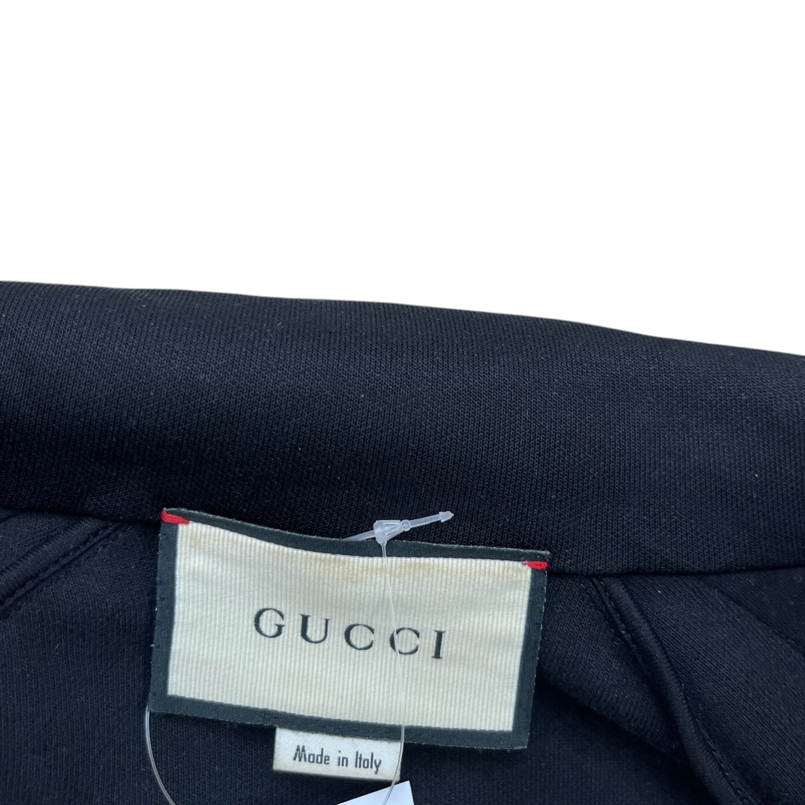 Men's Tape Logo Track Jacket Black Size S - Photo 7