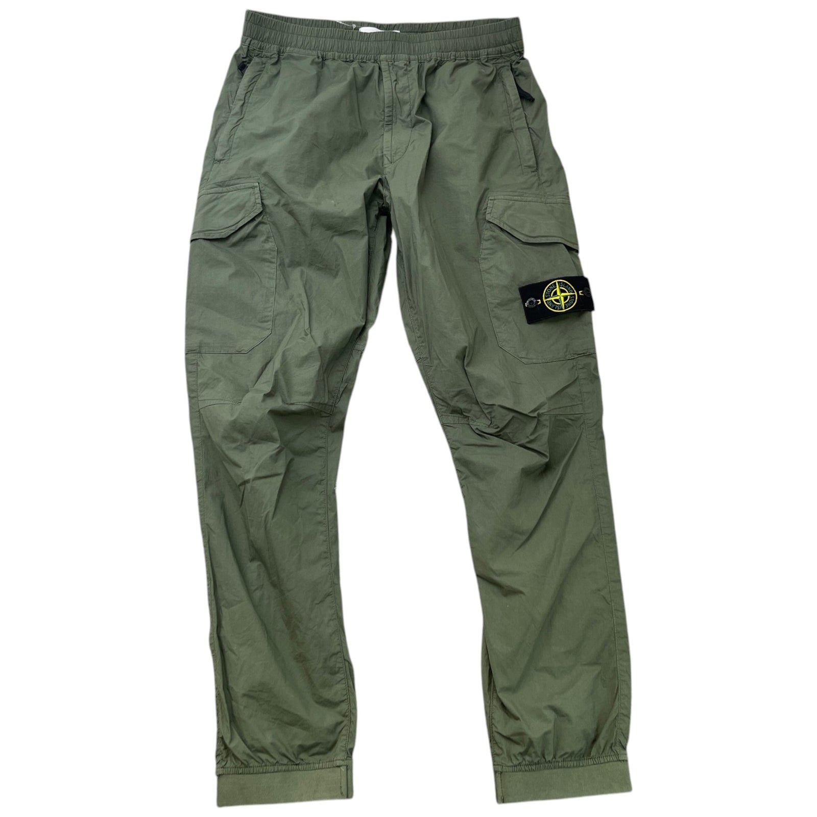 Men's Applique Logo Cargos Khaki Size M / W32 - Photo 1
