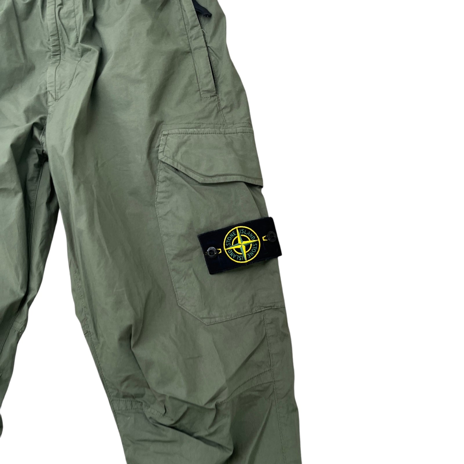 Men's Applique Logo Cargos Khaki Size M / W32 - Photo 5