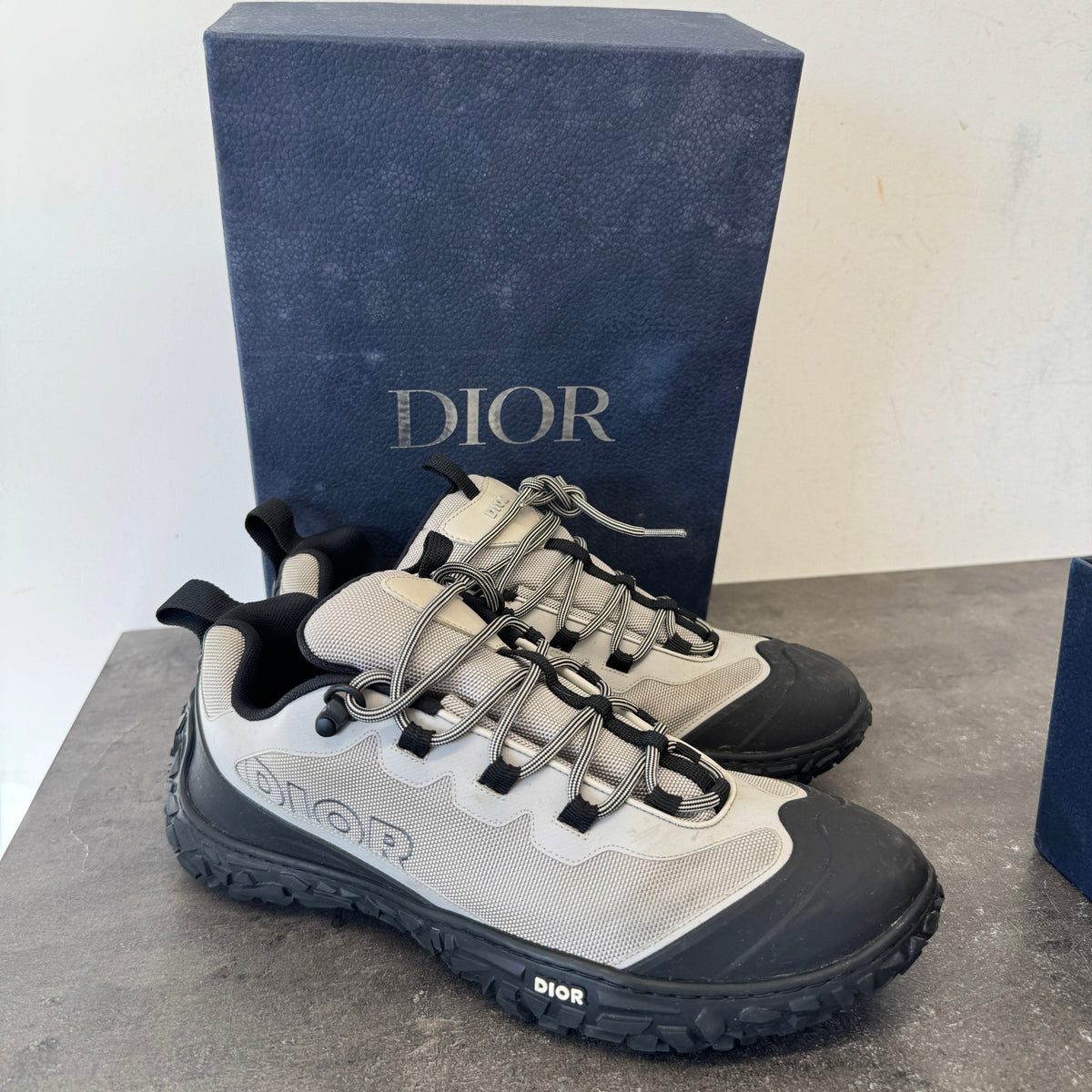 Men's Diorizon Low Trainers Grey Size UK 10 / EU 44 - Photo 12