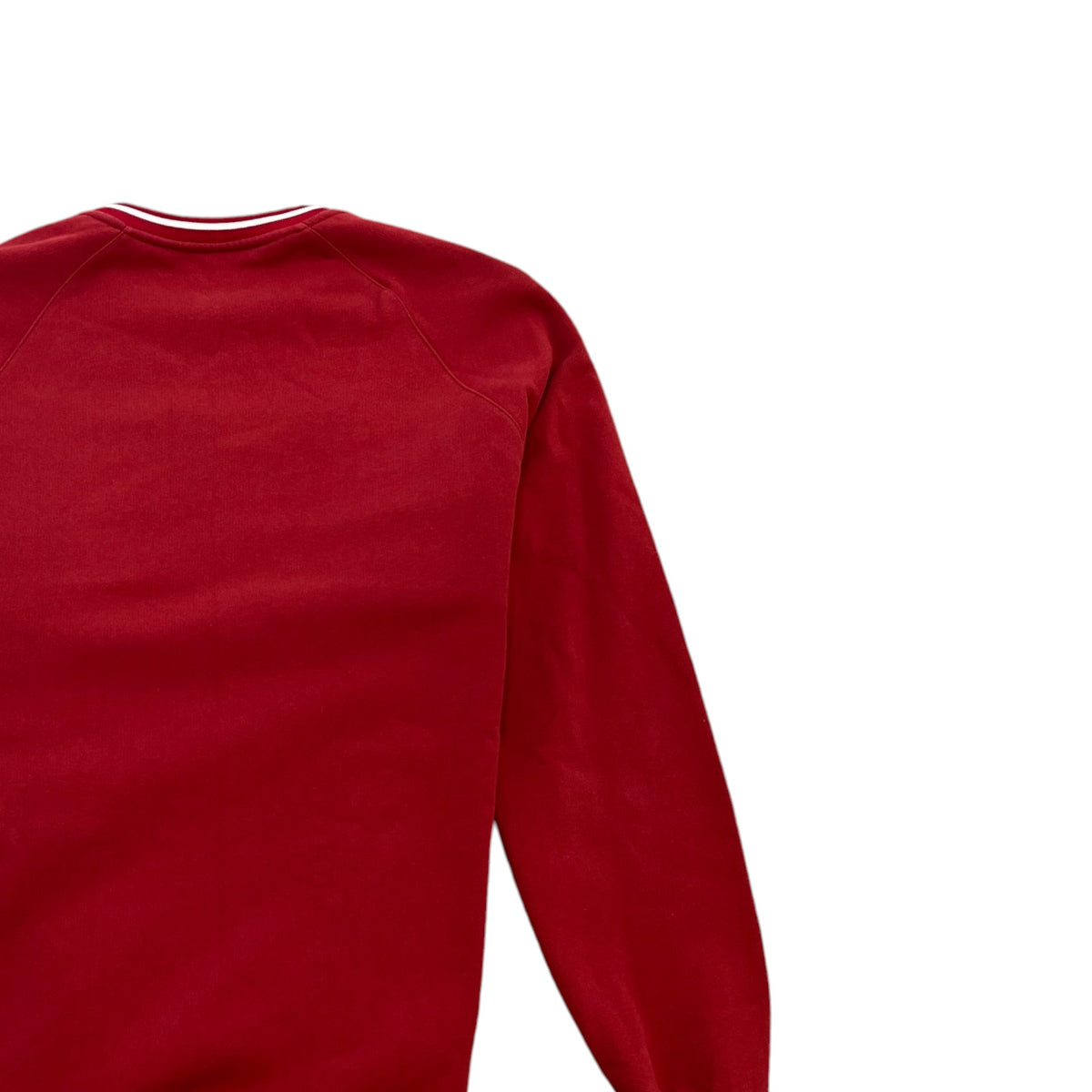 Men's Embroidered Logo Sweatshirt Red Size L - Photo 4