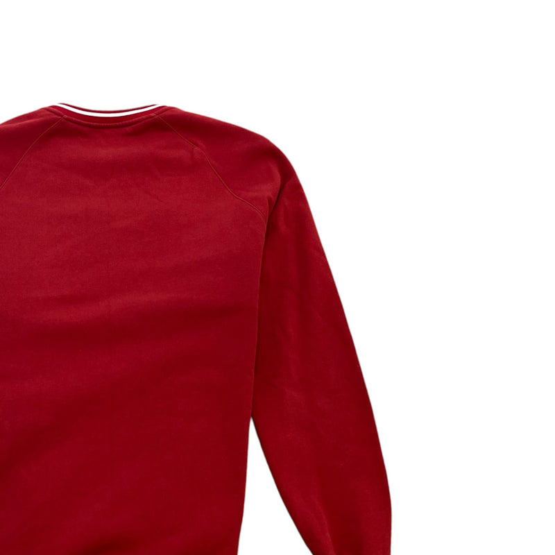Men's Embroidered Logo Sweatshirt Red Size L