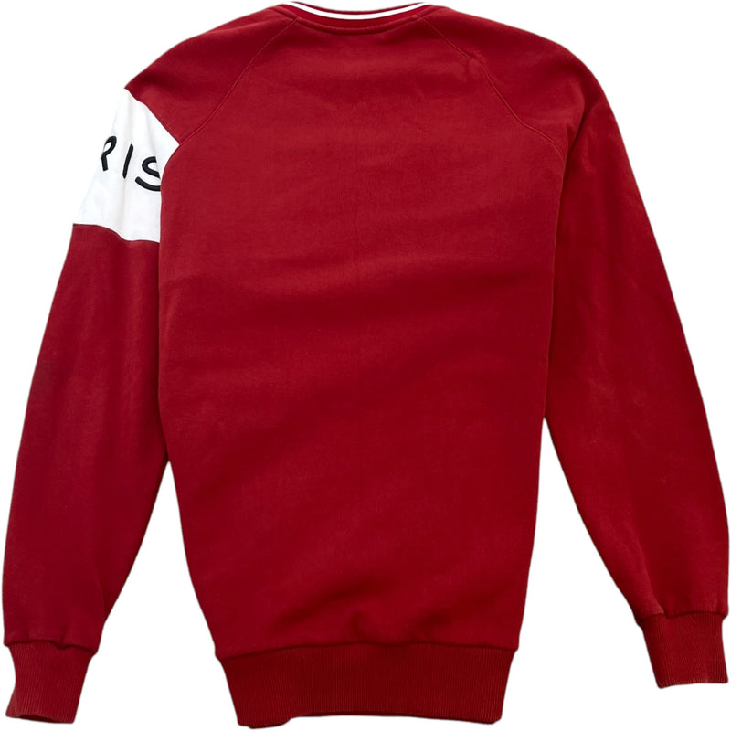 Men's Embroidered Logo Sweatshirt Red Size L