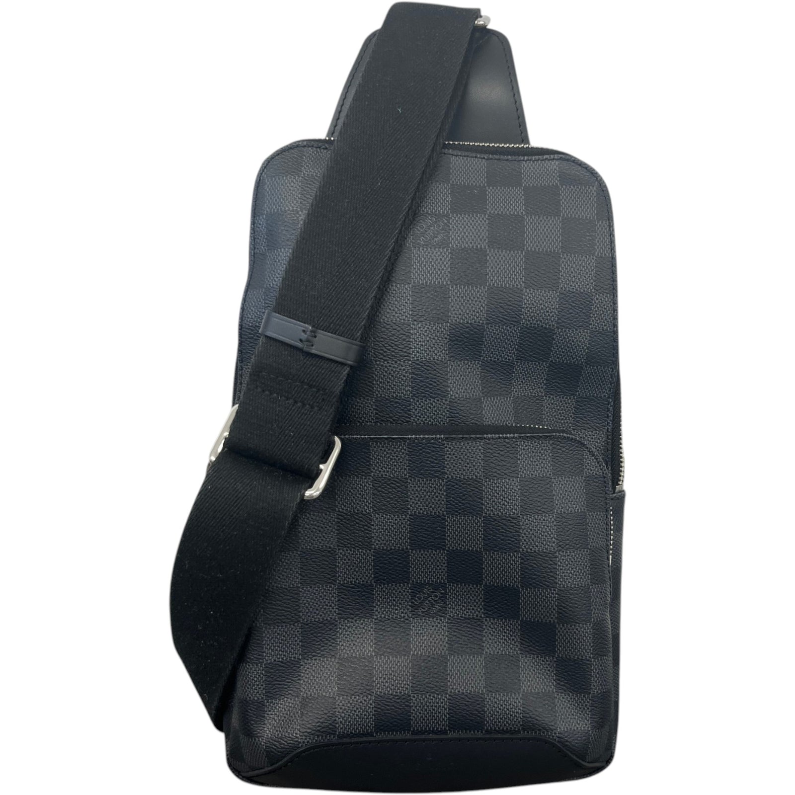 Men's Damier Graphite Avenue Sling Messenger Bag Black - Photo 1