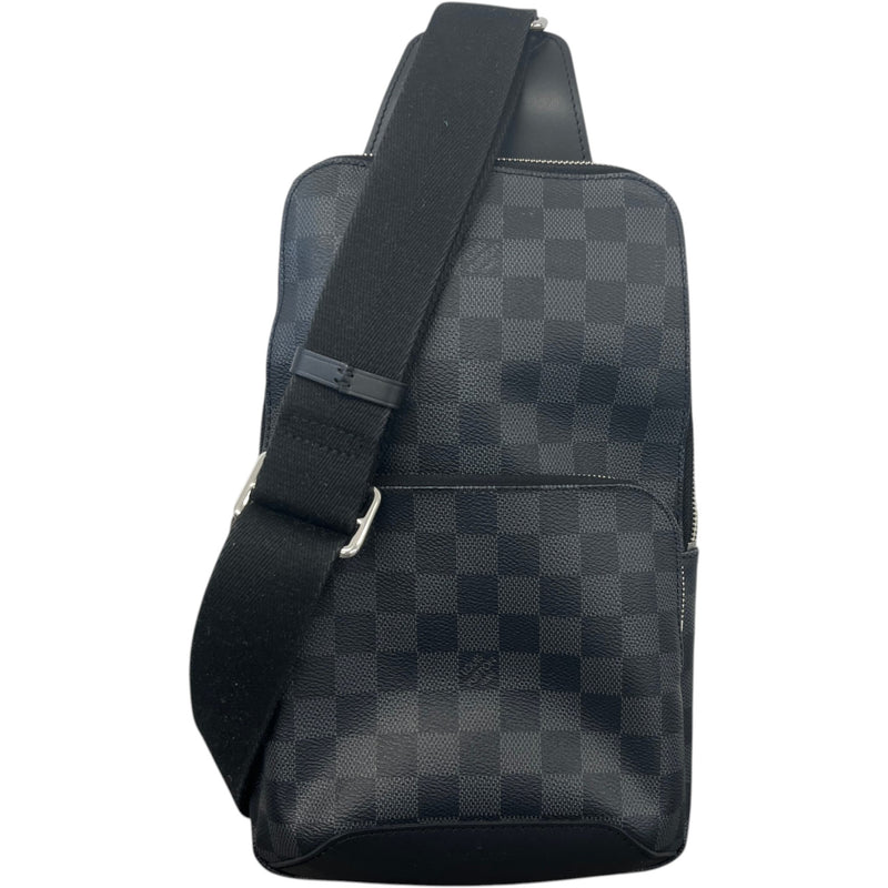 Men's Damier Graphite Avenue Sling Messenger Bag Black