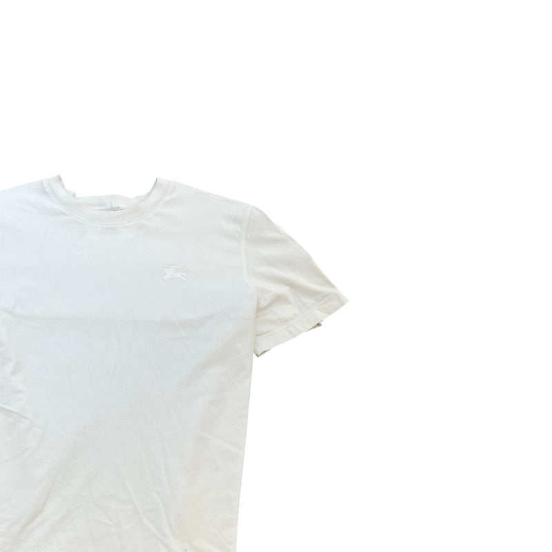 Men's Check Tape T-Shirt White Size 3XL
