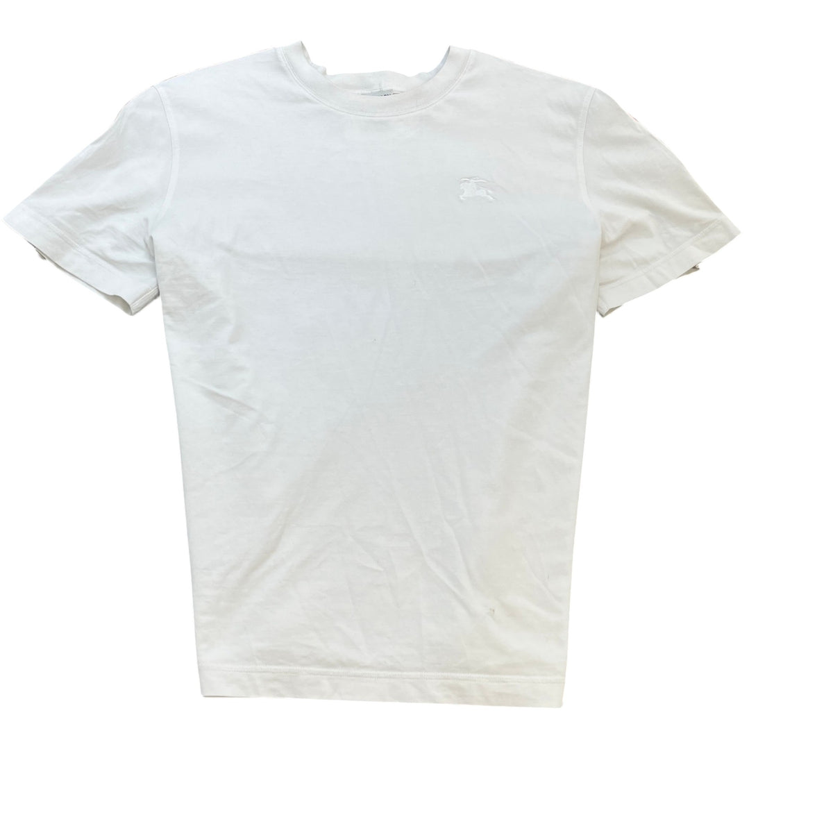 Men's Check Tape T-Shirt White Size 3XL - Photo 1