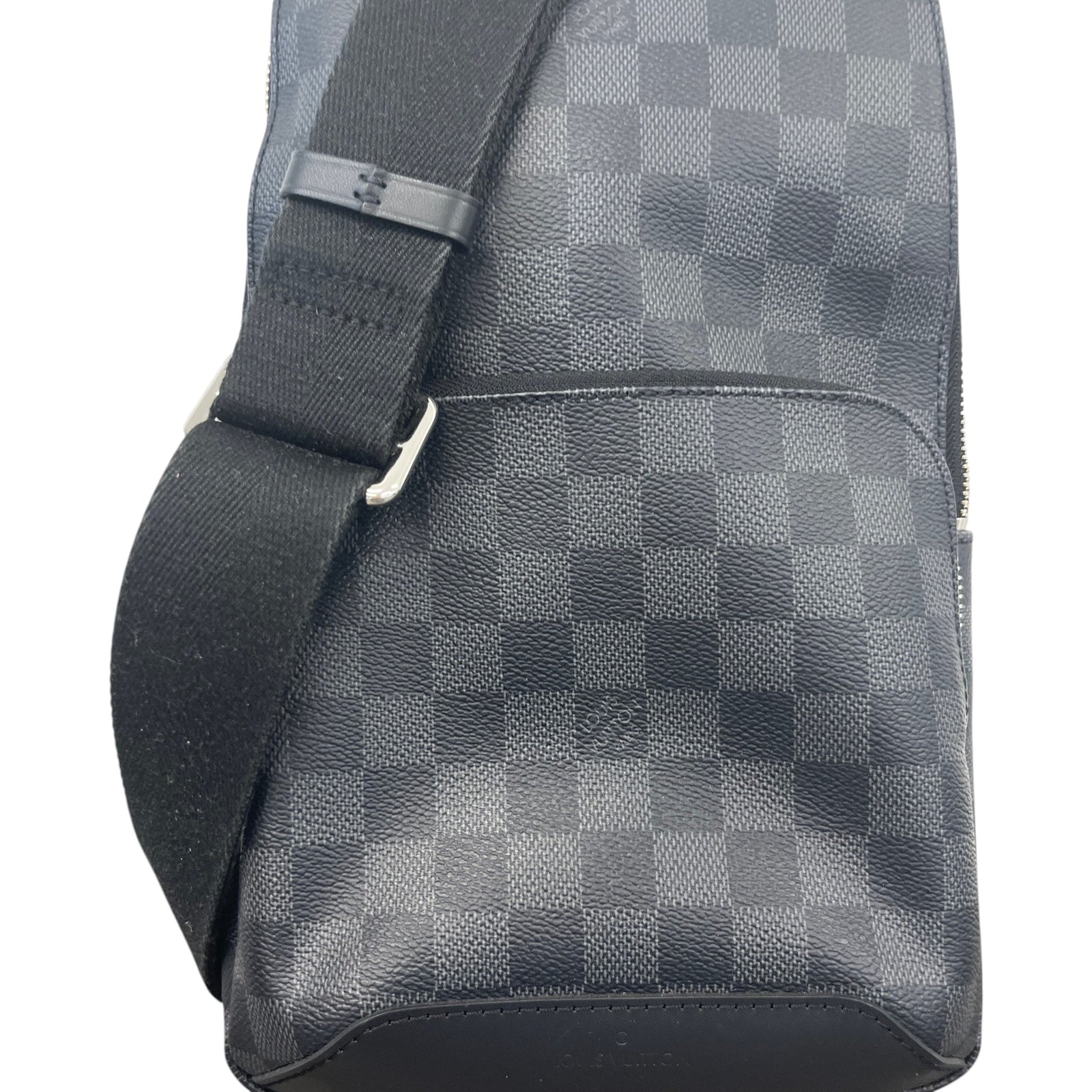 Men's Damier Graphite Avenue Sling Messenger Bag Black - Photo 10