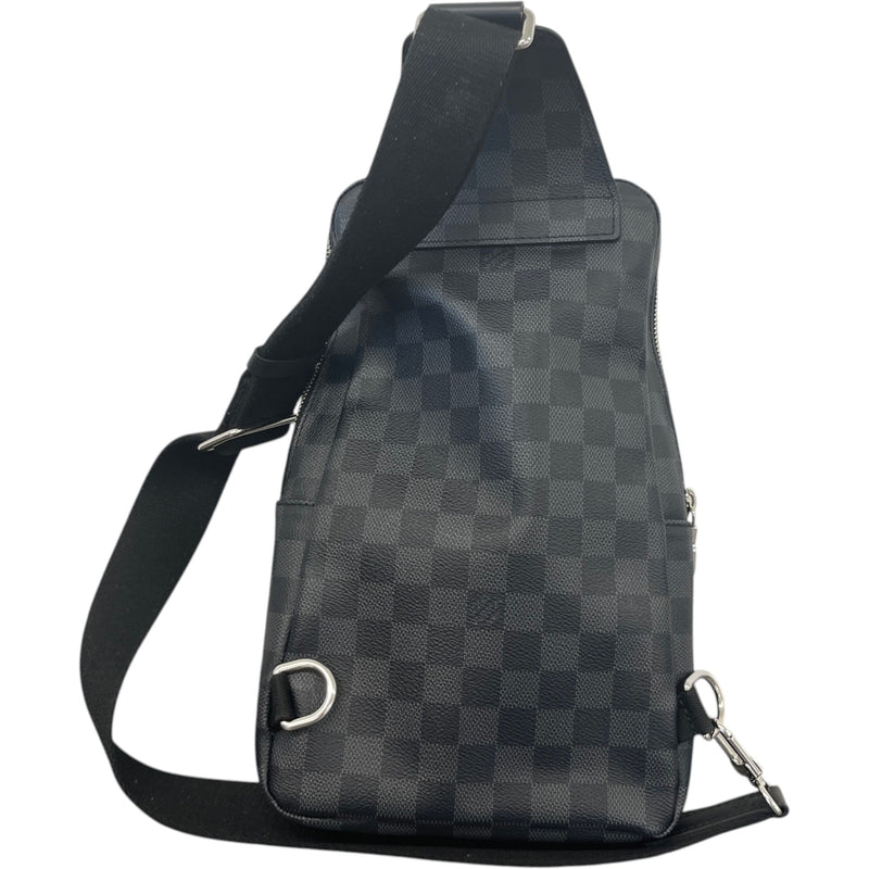 Men's Damier Graphite Avenue Sling Messenger Bag Black