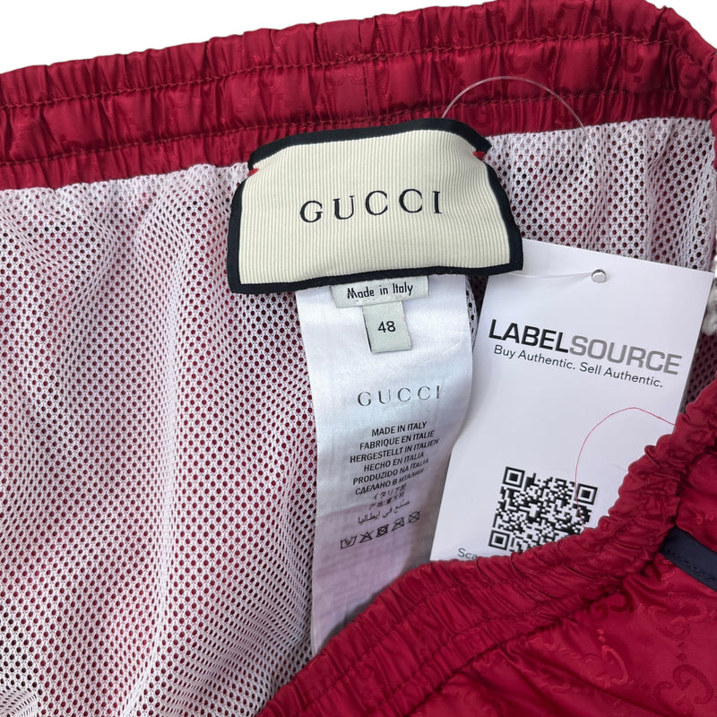 Men's GG Supreme Swim Shorts Red Size M / W32