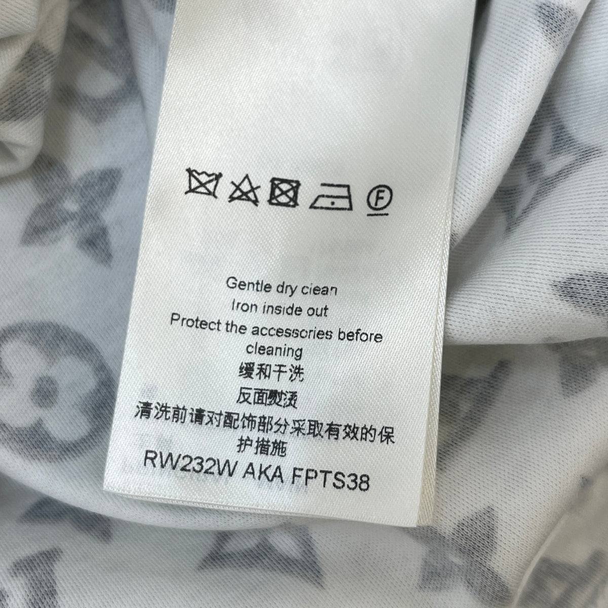 Women's Hook And Loop Monogram Chain T-Shirt White Size L / UK 12 - Photo 6