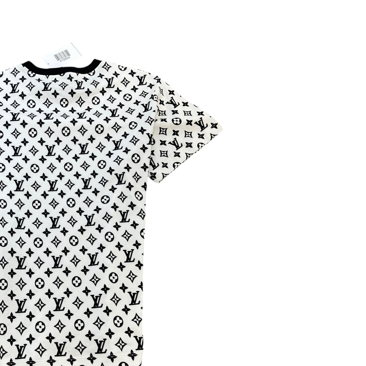 Women's Hook And Loop Monogram Chain T-Shirt White Size L / UK 12 - Photo 4