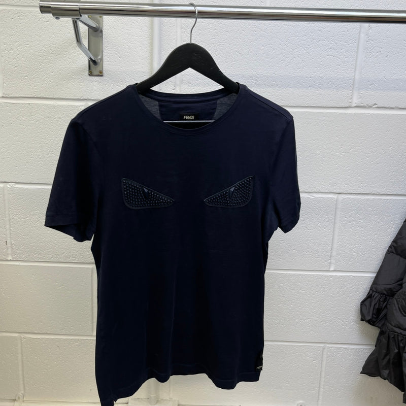 Men's Spiked Bag Bugs T-Shirt Navy Size M