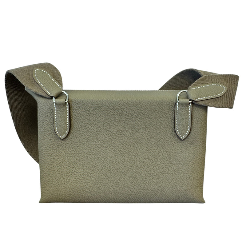 Men's Videpoches Togo Messenger Bag Brown