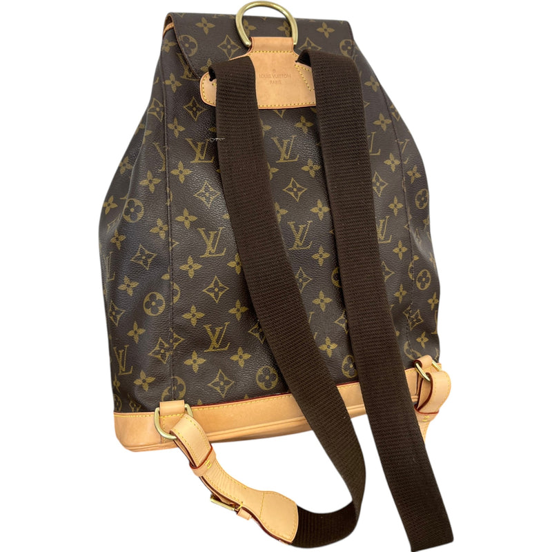 Women's Monogram Montsouris Gm Backpack Brown