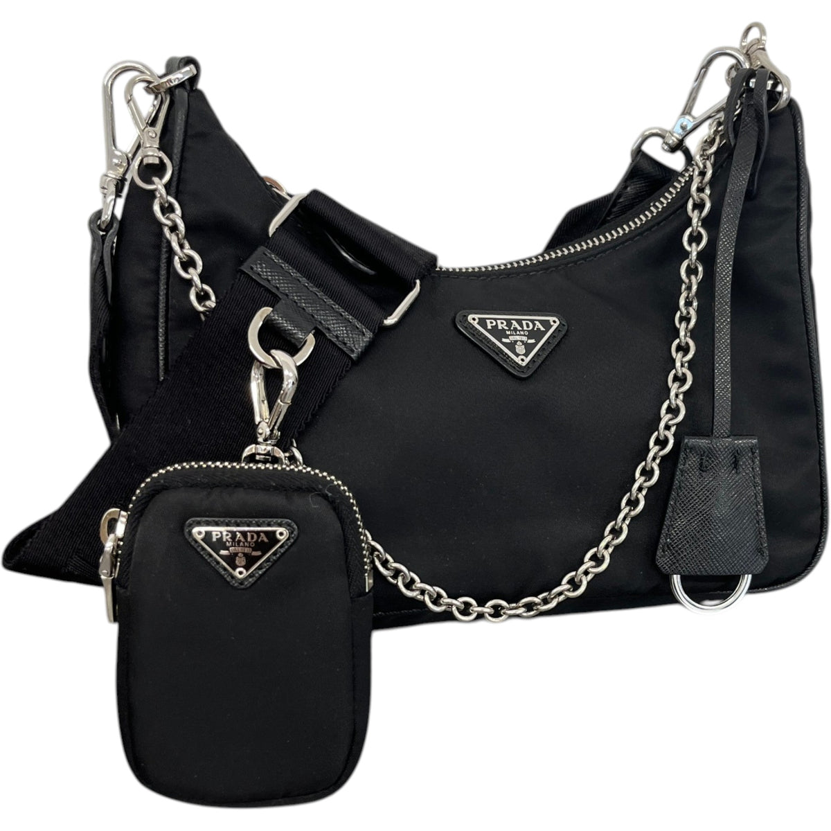 Women's Re-Edition 2005 Crossbody Bag Black - Photo 4