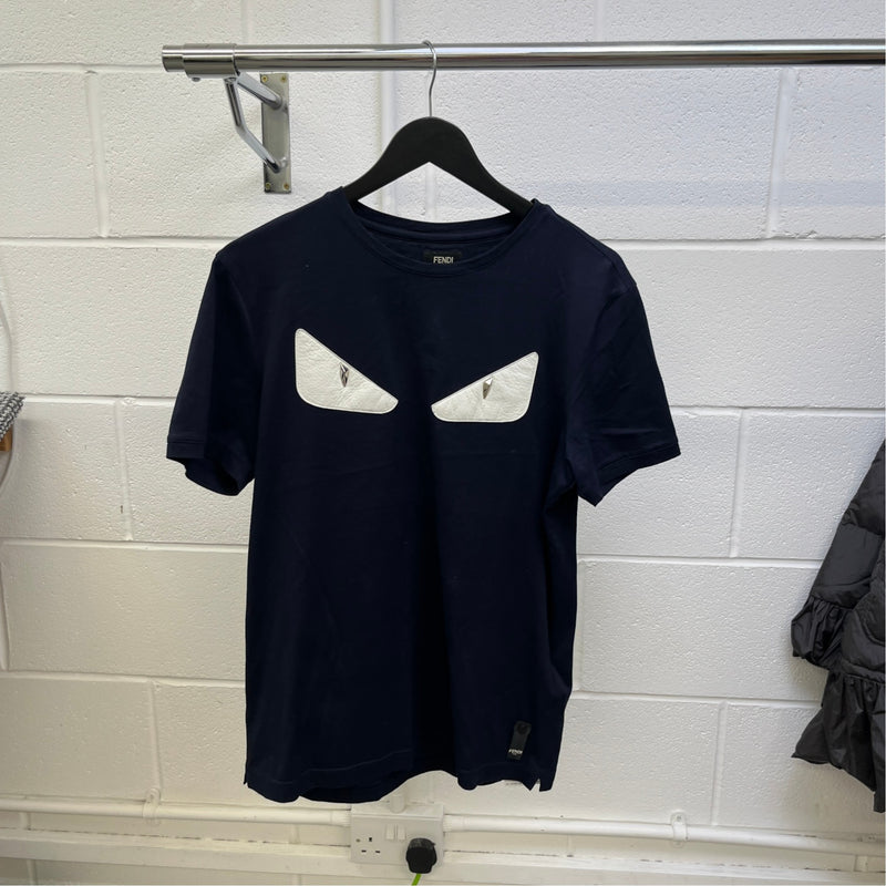 Men's Bug Eyes T-Shirt Navy Size M