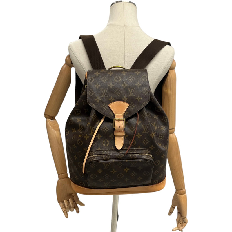 Women's Monogram Montsouris Gm Backpack Brown