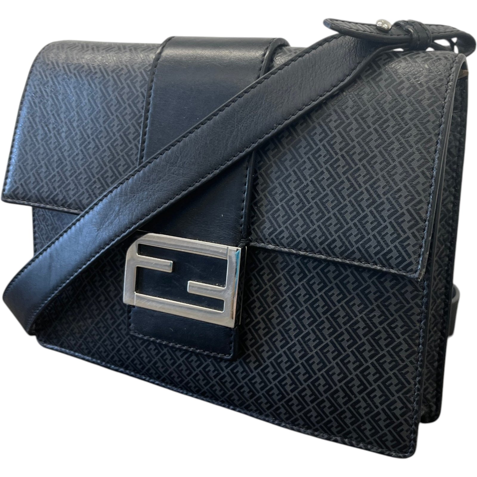 Men's Baguette Medium Messenger Bag Black - Photo 5