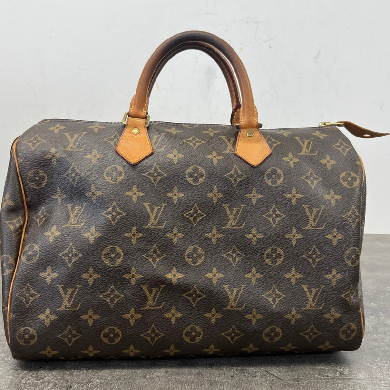 Women's Monogram Speedy 35 Bag Brown