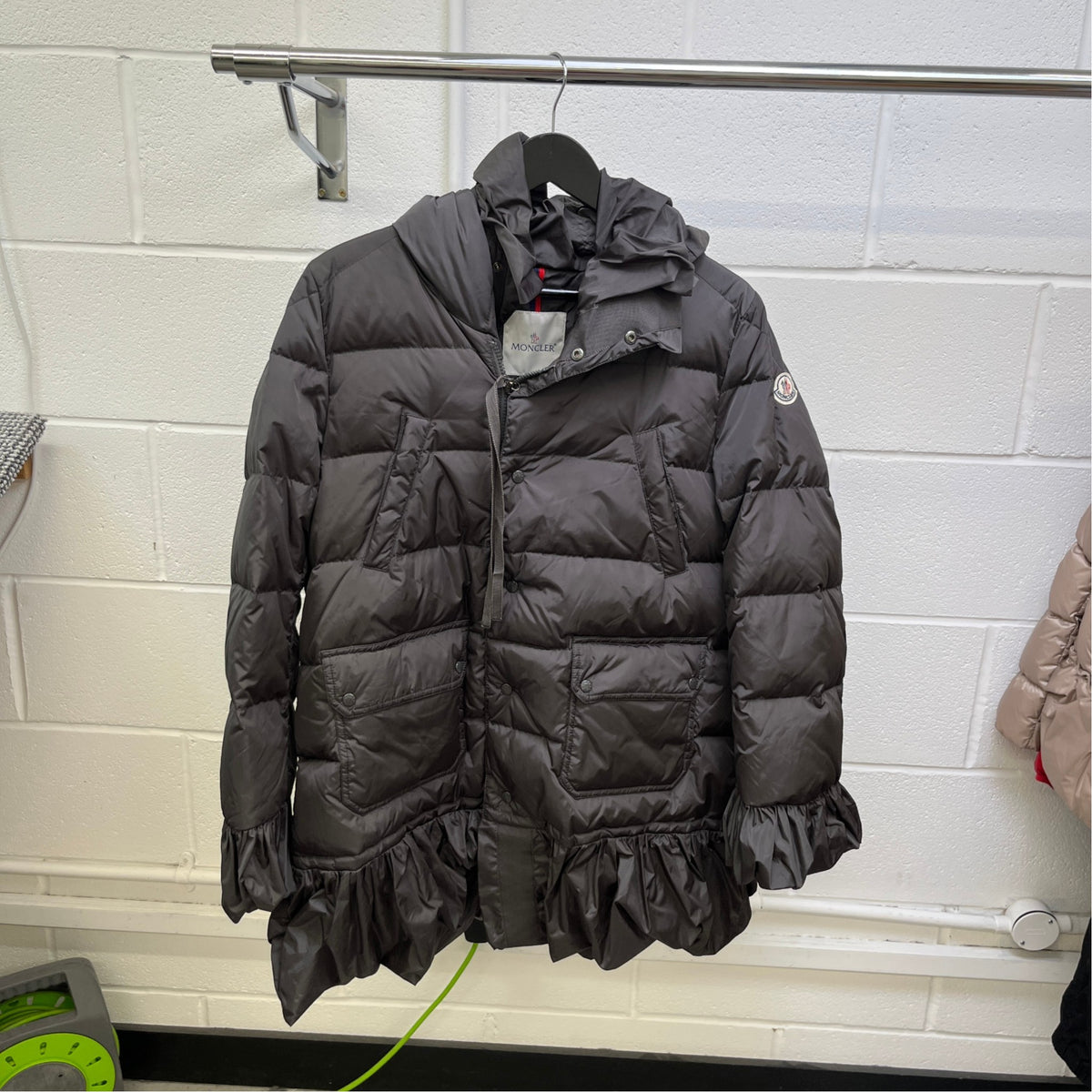 Women's Zind Down Jacket Charcoal Size 3 / UK 14 - Photo 10