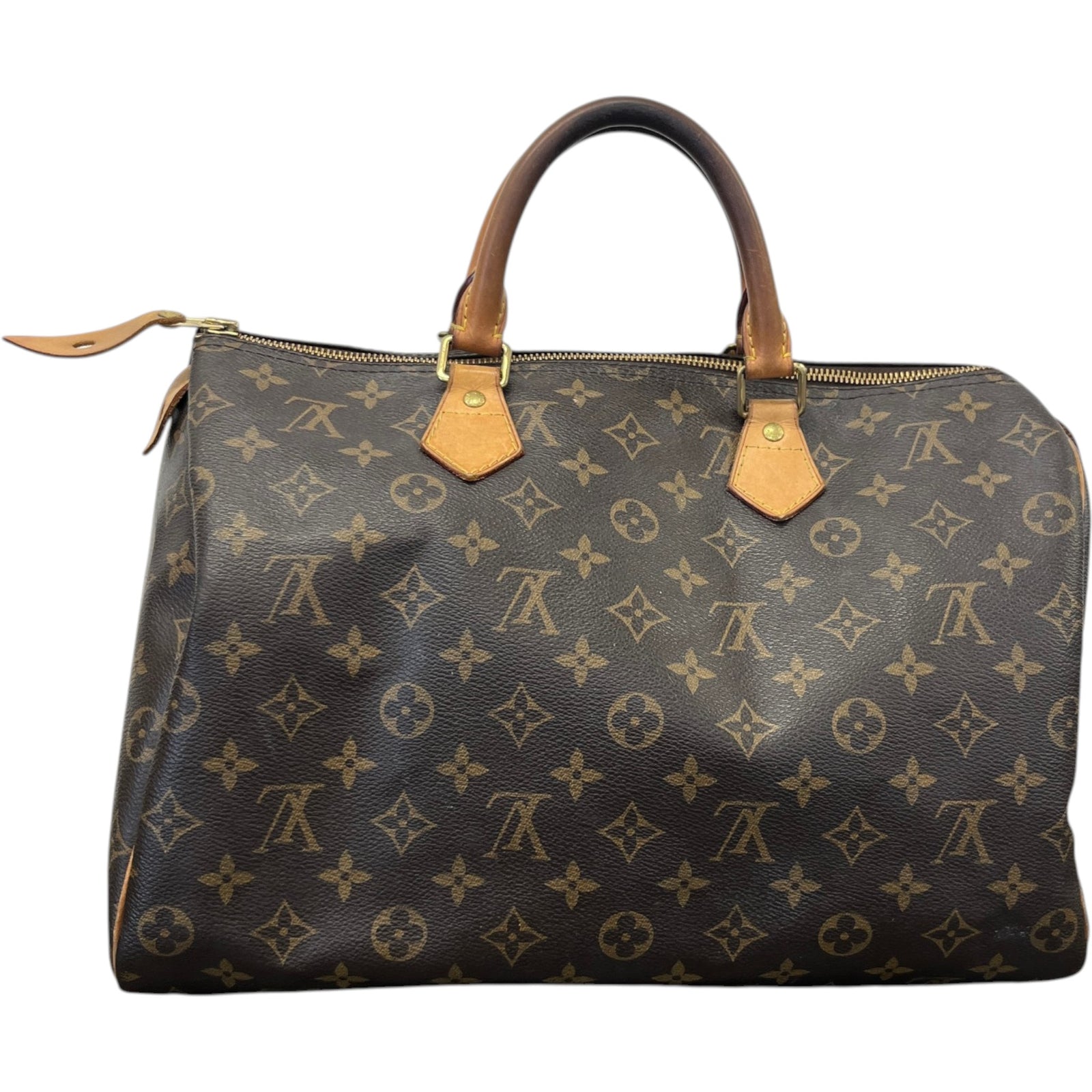 Women's Monogram Speedy 35 Bag Brown - Photo 3