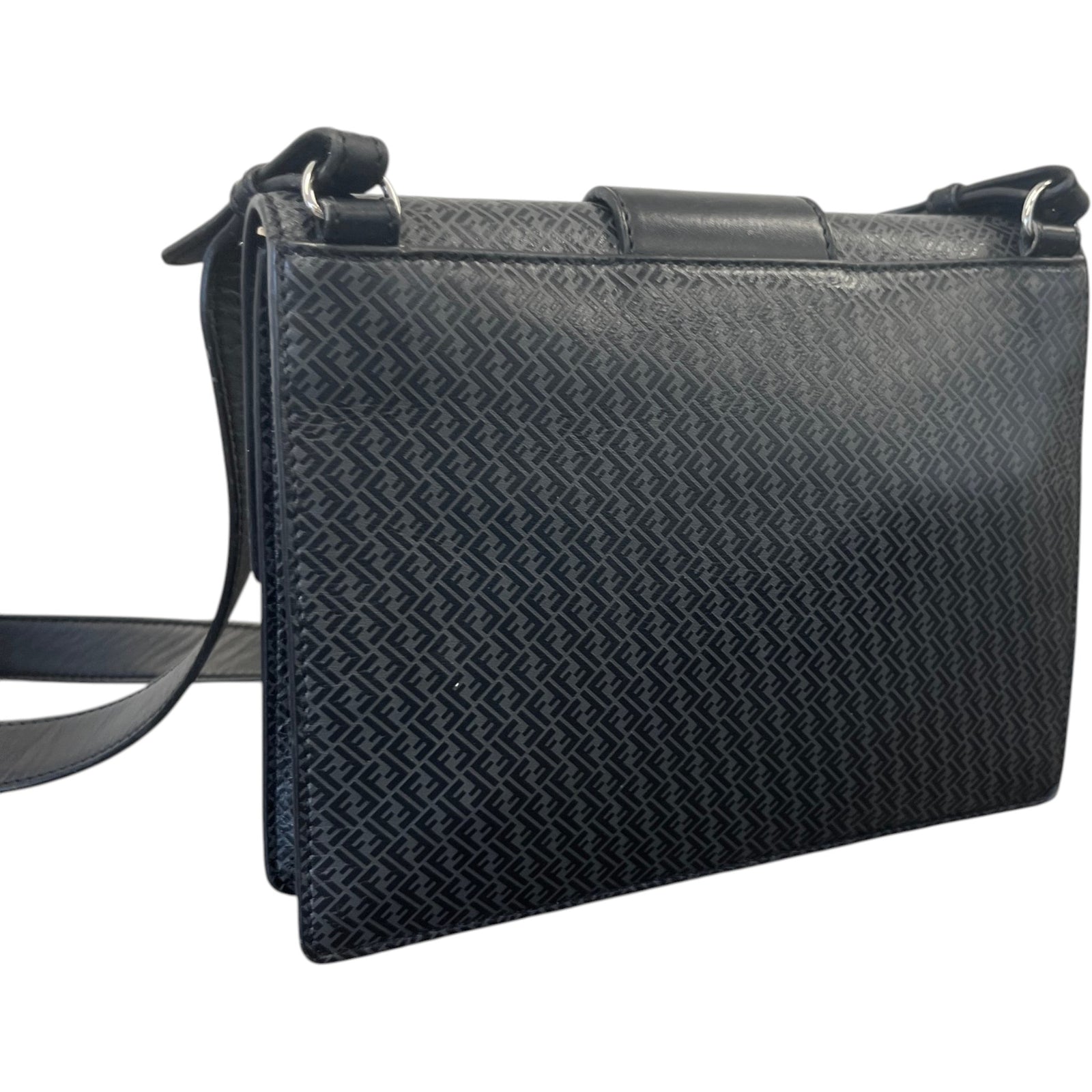 Men's Baguette Medium Messenger Bag Black - Photo 8