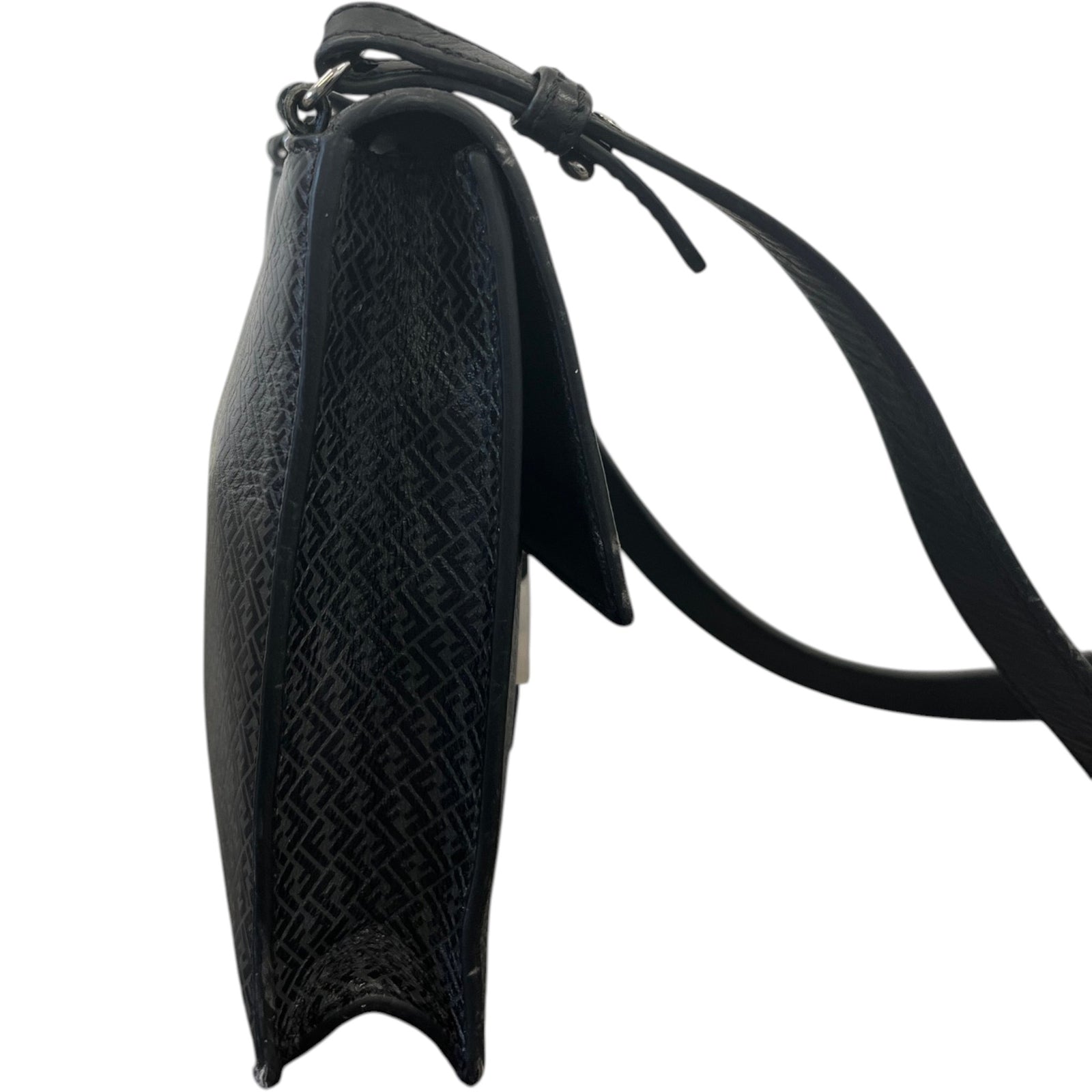 Men's Baguette Medium Messenger Bag Black - Photo 7