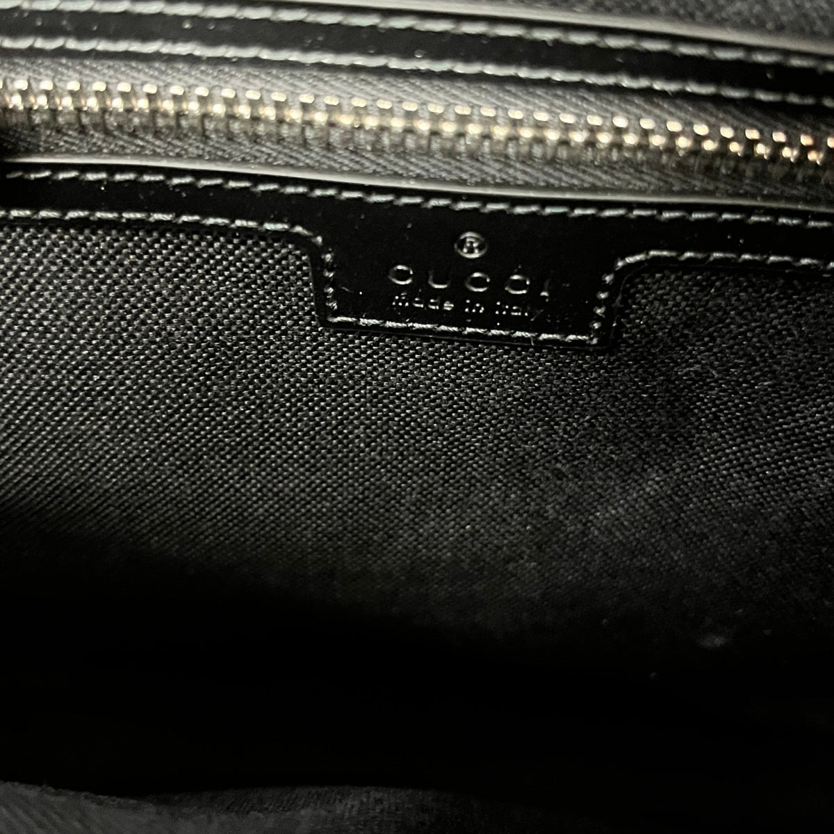 Men's GG Supreme Web Messenger Bag Black - Photo 11