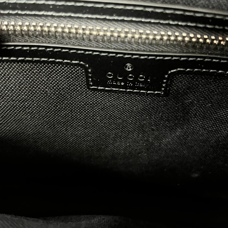 Men's GG Supreme Web Messenger Bag Black
