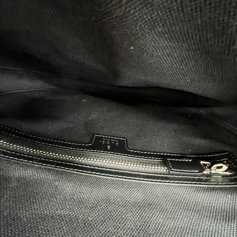 Men's GG Supreme Web Messenger Bag Black