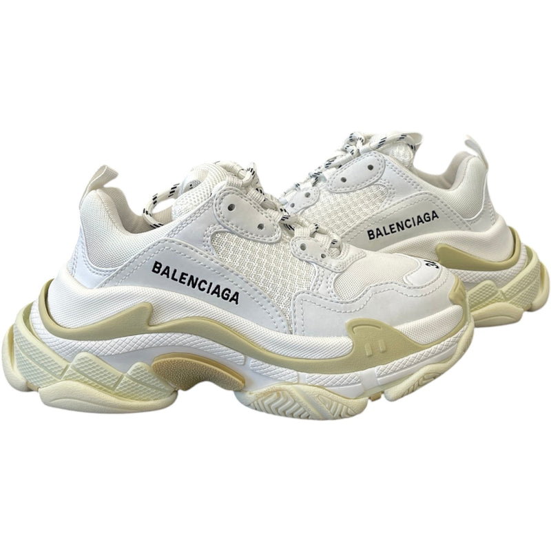Women's Triple S Low Trainers White Size EU 34 / UK 1