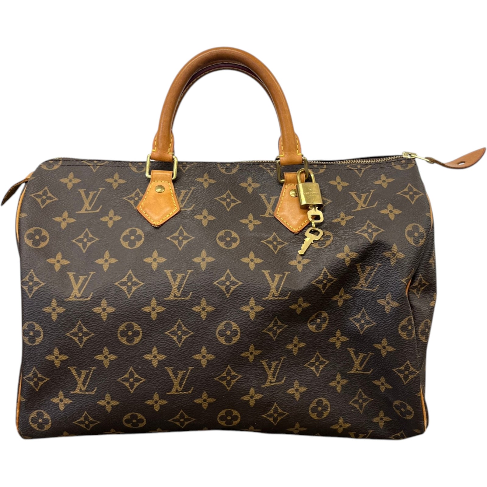 Women's Monogram Speedy 35 Bag Brown - Photo 1