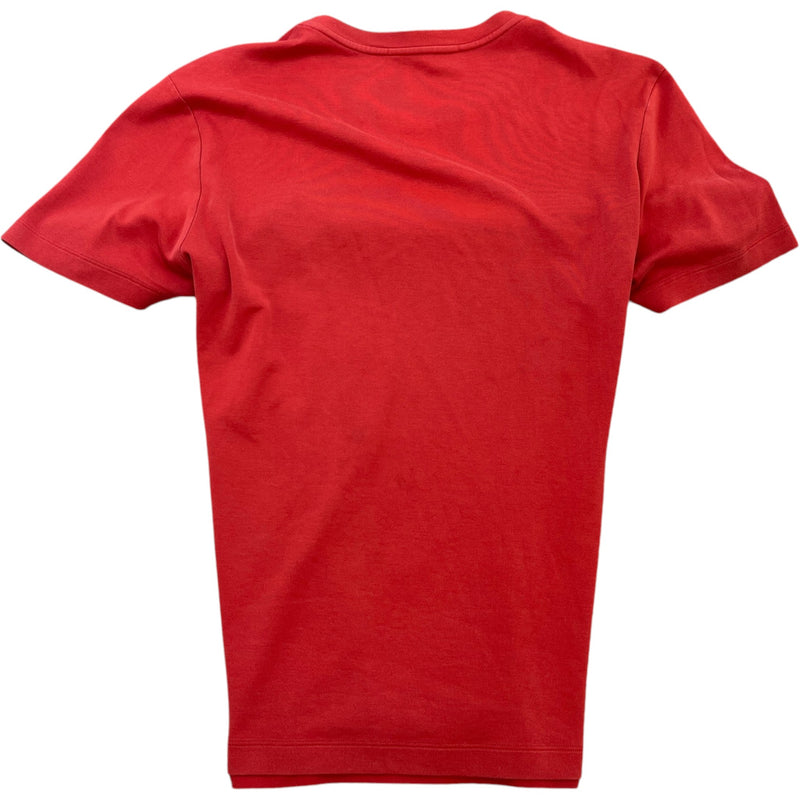 Men's Patch Logo T-Shirt Red Size M