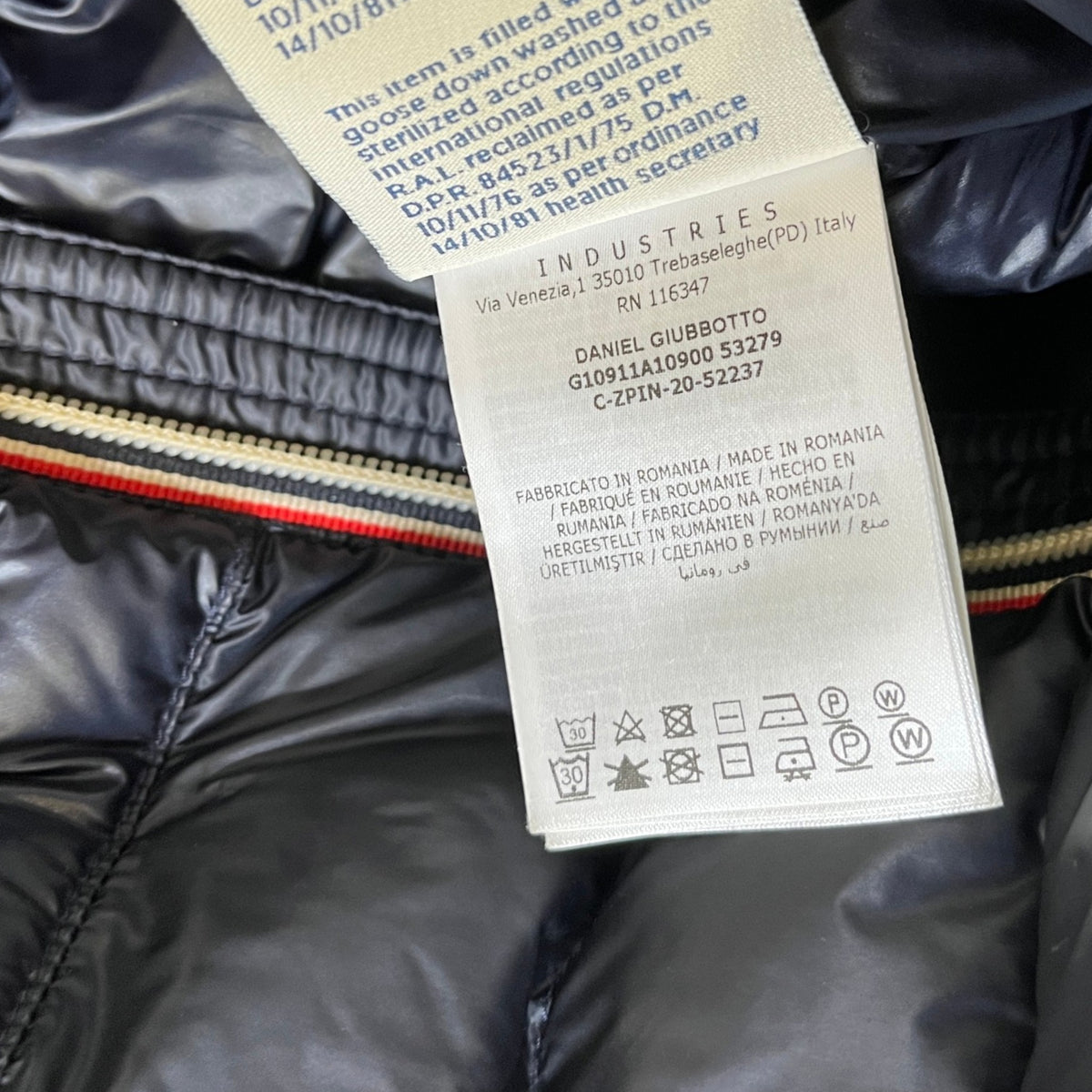 Men's Daniel Down Jacket Navy Size 6 / 3XL - Photo 8