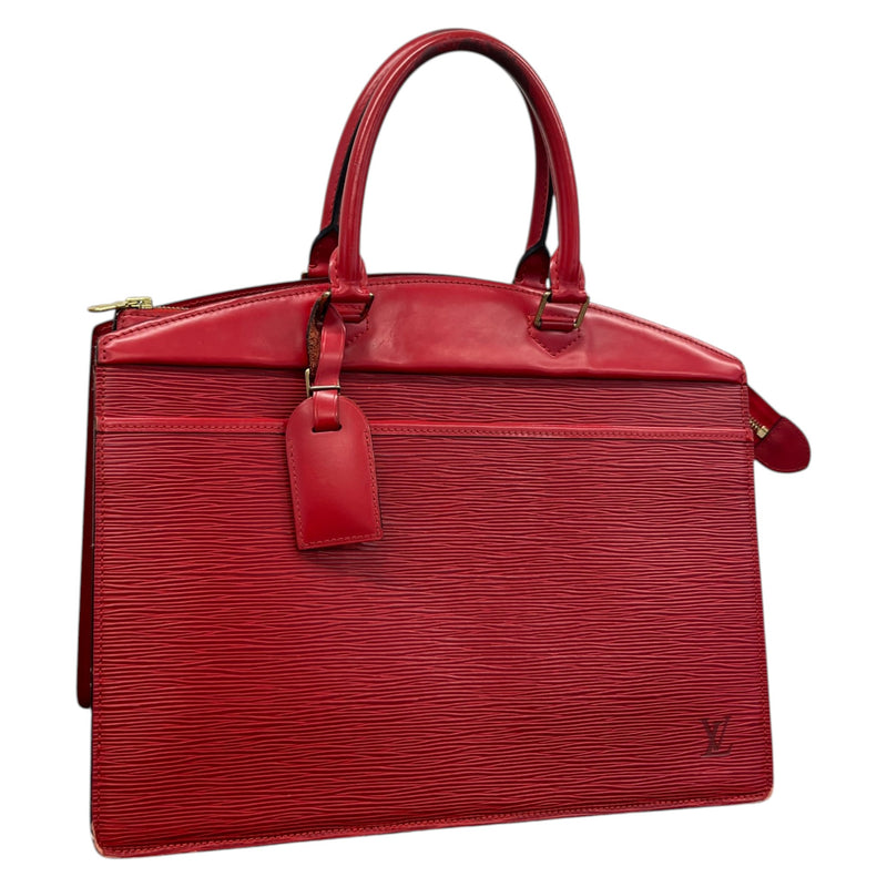 Women's Epi Leather Riviera Handbag Red