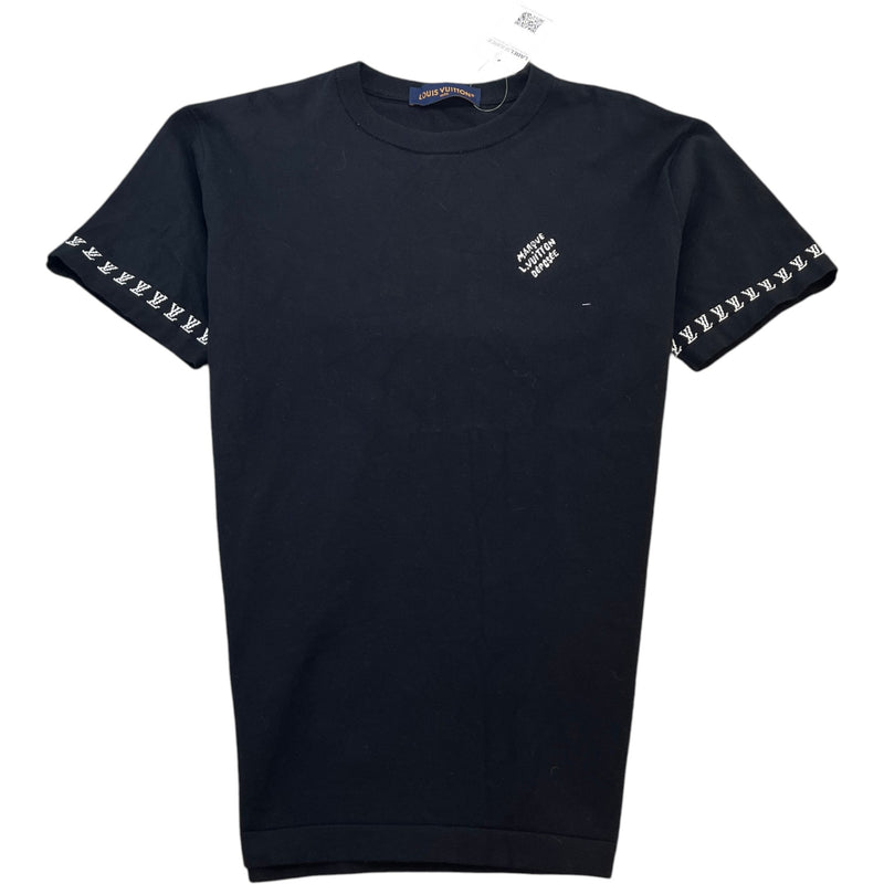 Men's Marque Deposse Embroidery T-Shirt Black Size M