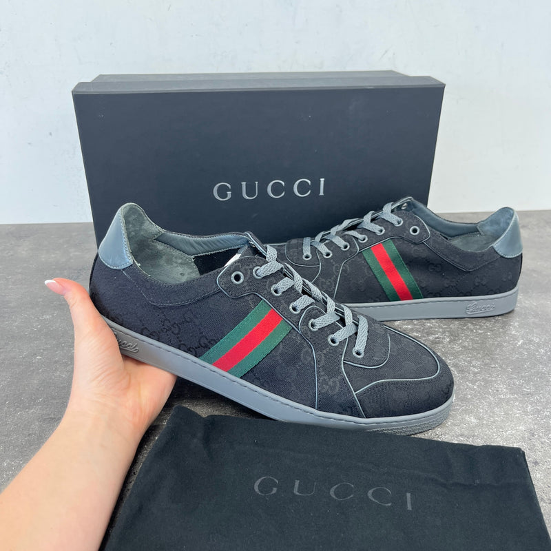 Men's Gg Supreme Ace Low Trainers Black Size EU 44 / UK 10