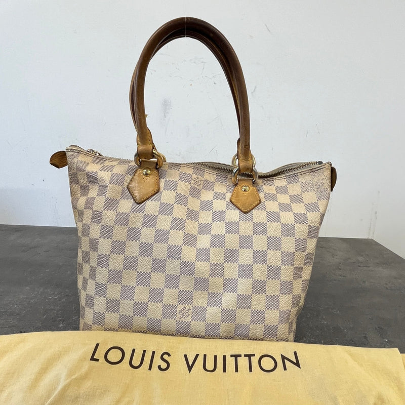 Women's Damier Azur Saleya Pm Bag White