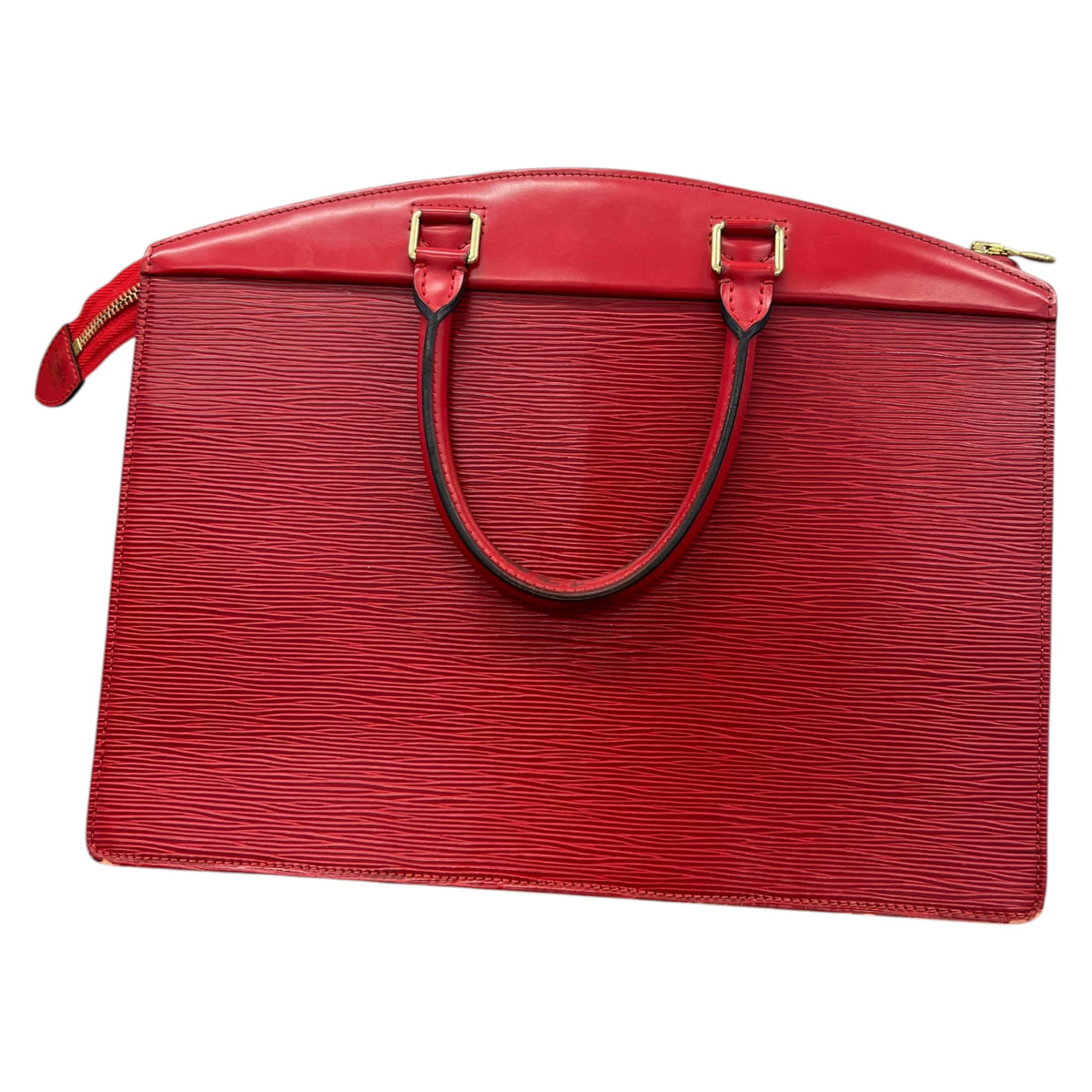 Women's Epi Leather Riviera Handbag Red - Photo 3