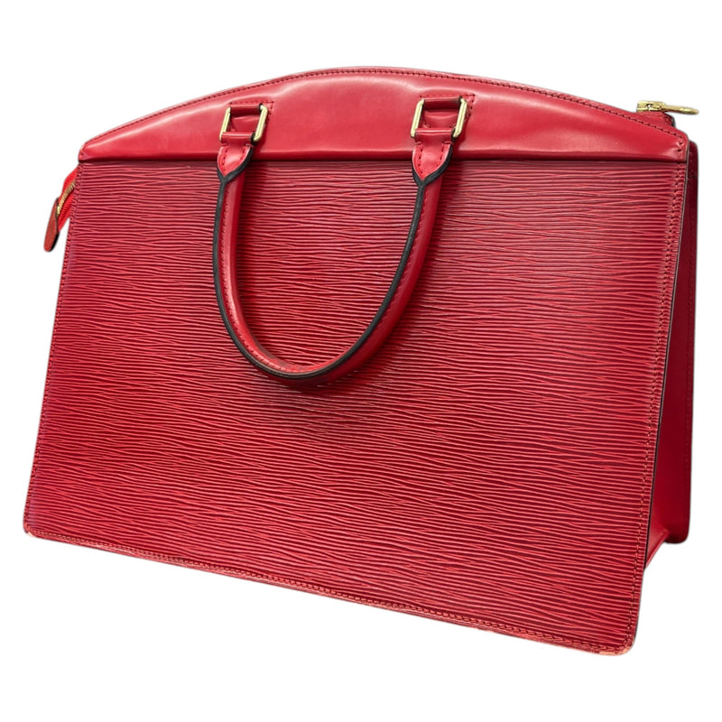 Women's Epi Leather Riviera Handbag Red