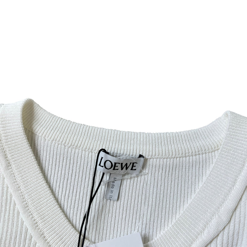Women's Anagram Embroidered Vest White Size S / UK 8