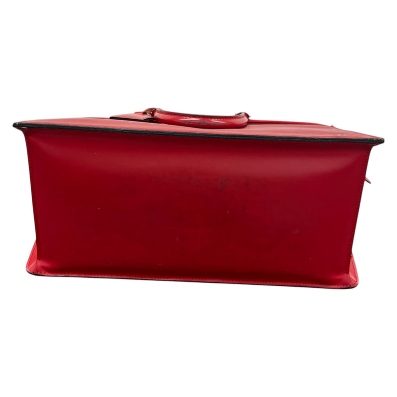 Women's Epi Leather Riviera Handbag Red