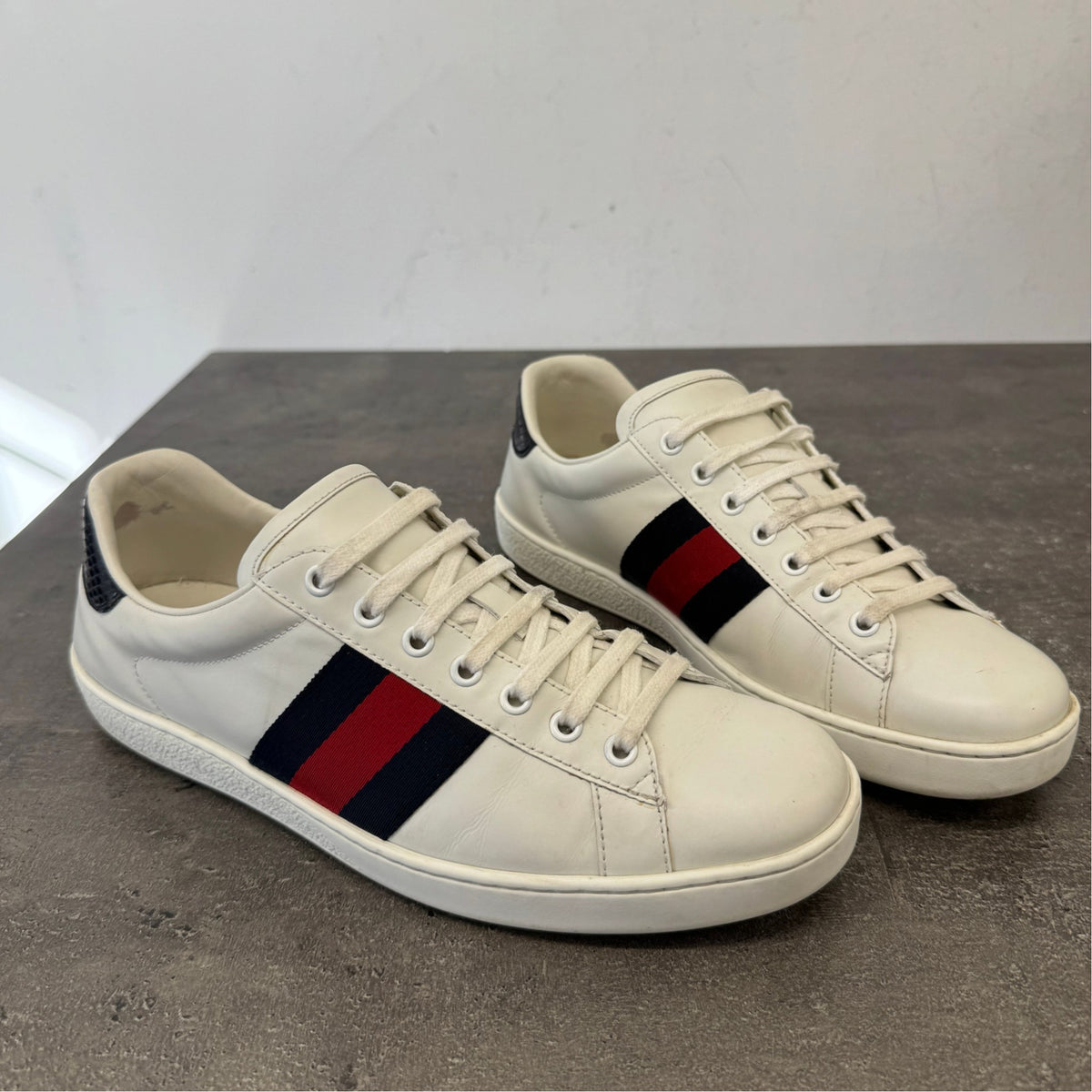 Men's Ace Low Trainers White Size UK 8 / EU 42 - Photo 11