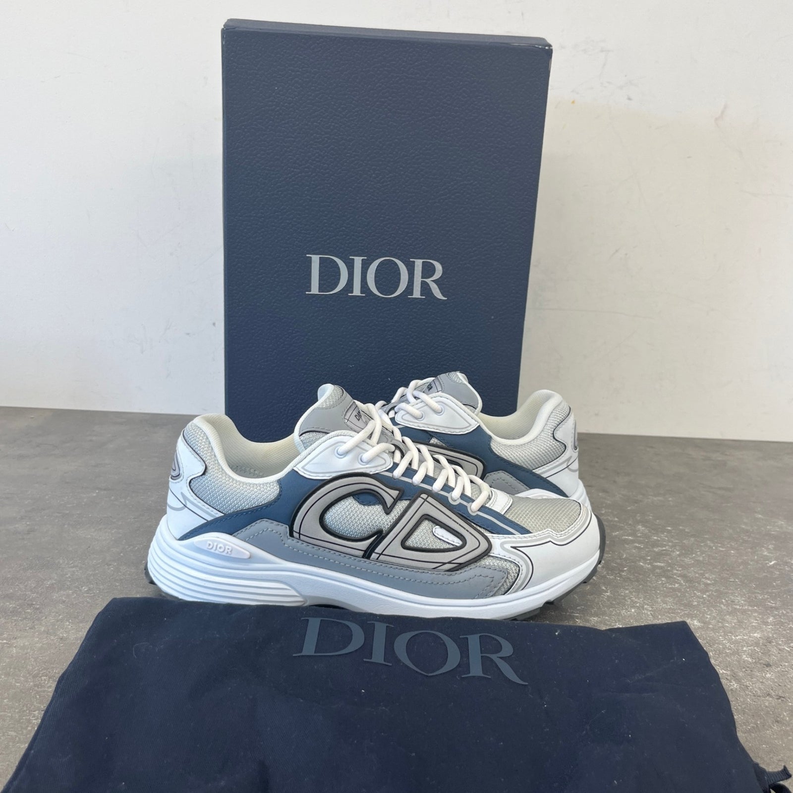 Men's B30 Low Trainers Blue Size UK 8 / EU 42 - Photo 12