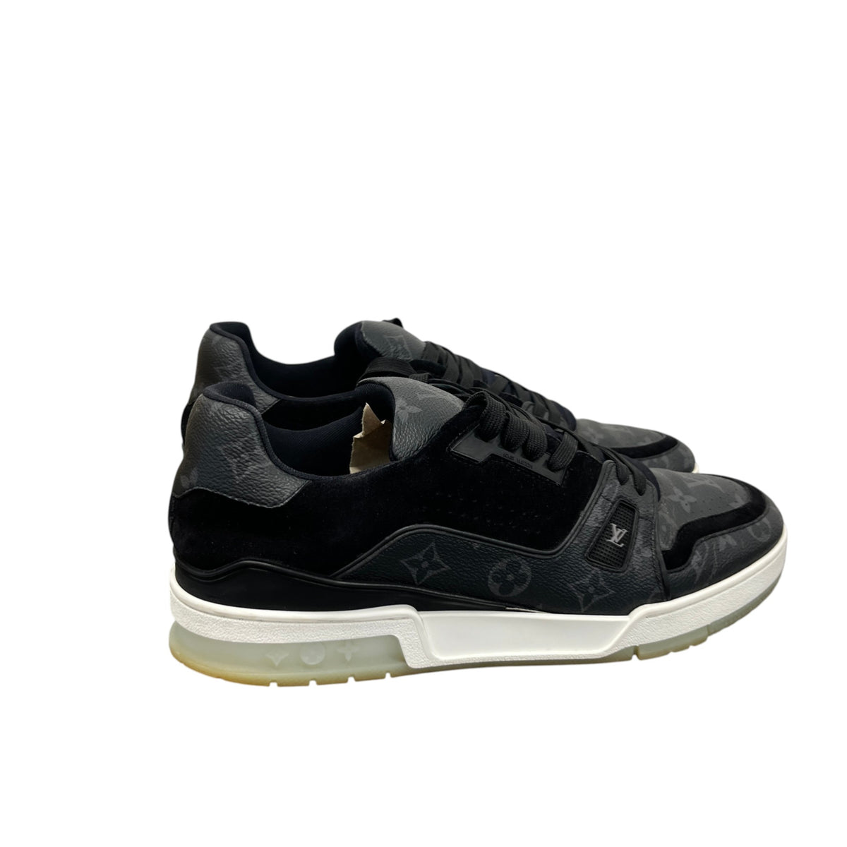 Men's LV Low Trainers Black Size UK 11 / EU 45 - Photo 8