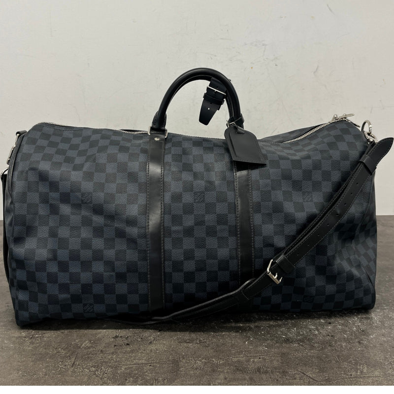 Men's Keepall Bandoulière 55 Monogram Colbalt Bag Navy
