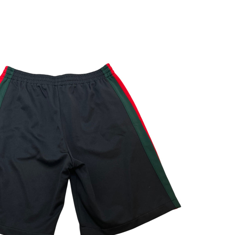 Men's Web Strip Shorts Black Size L