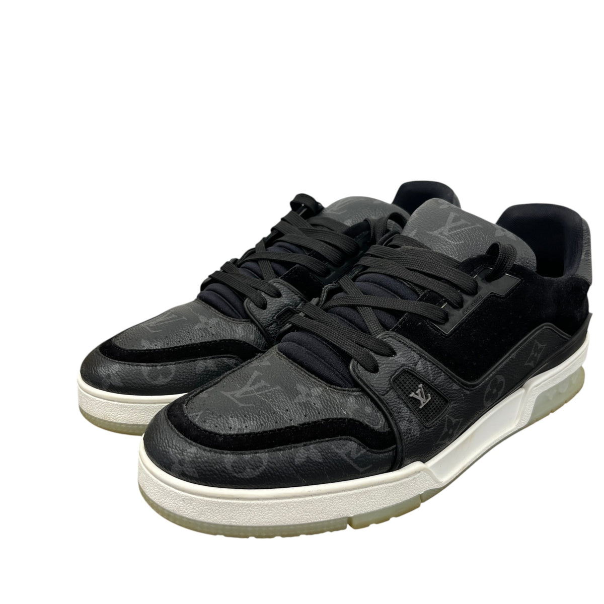 Men's LV Low Trainers Black Size UK 11 / EU 45 - Photo 9