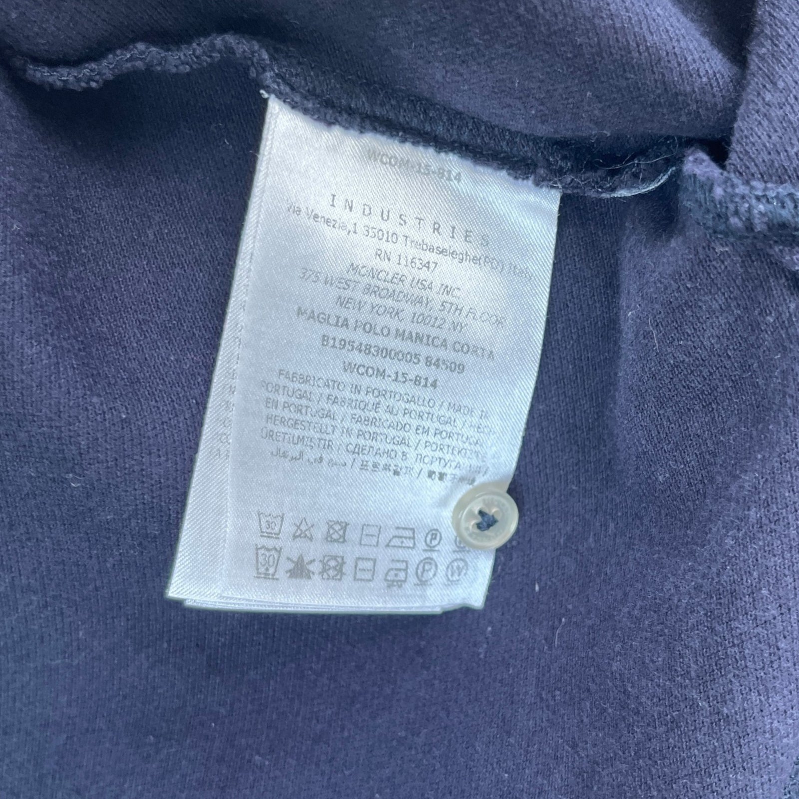 Men's Maglia Polo Shirt Navy Size XXS - Photo 8